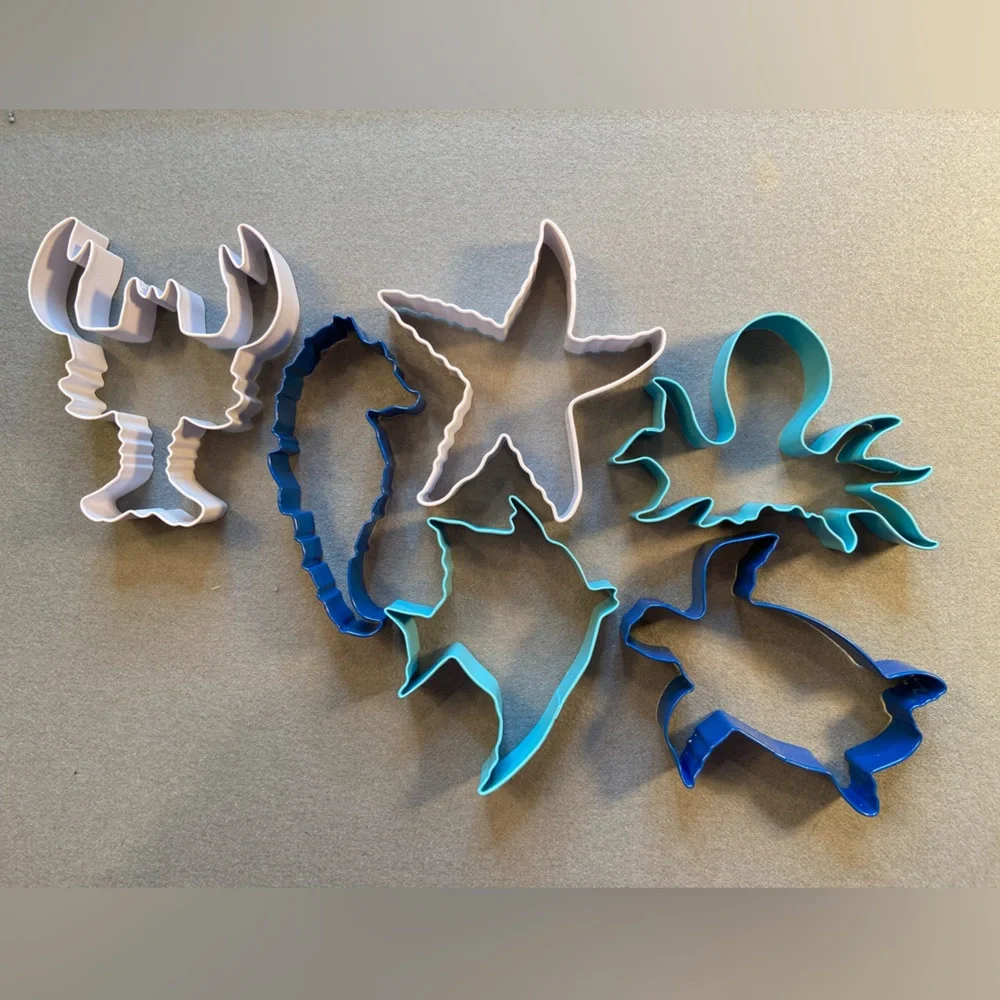 Cookie Cutters Under the sea theme, Ocean, 6‎ cutters SUMMER READY